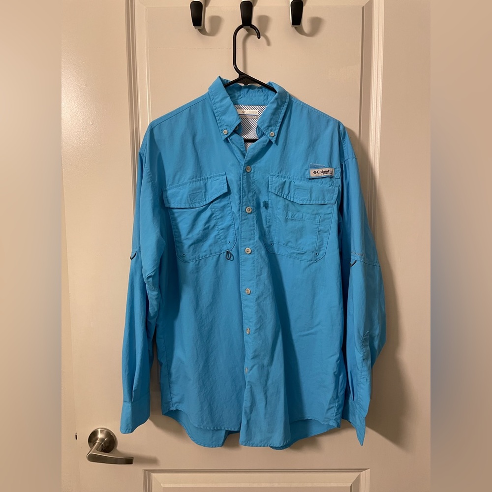 Men’s Columbia Fishing Long Sleeve Shirt - PFG - Omnishade